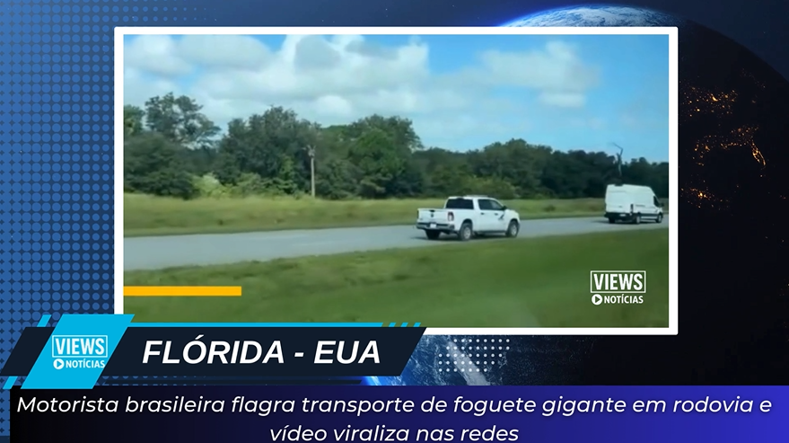 No momento, você está visualizando Motorista brasileira flagra transporte de foguete gigante em rodovia e vídeo viraliza nas redes