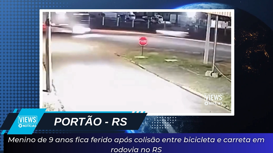 No momento, você está visualizando Menino de 9 anos fica ferido após colisão entre bicicleta e carreta em rodovia no RS