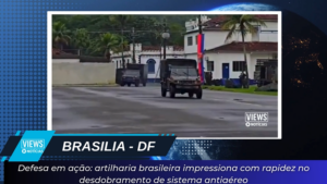 Leia mais sobre o artigo Defesa em ação: artilharia brasileira impressiona com rapidez no desdobramento de sistema antiaéreo