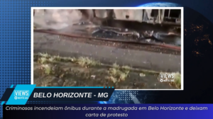 Leia mais sobre o artigo Criminosos incendeiam ônibus durante a madrugada em Belo Horizonte e deixam carta de protesto