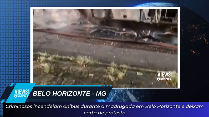 Leia mais sobre o artigo Criminosos incendeiam ônibus durante a madrugada em Belo Horizonte e deixam carta de protesto