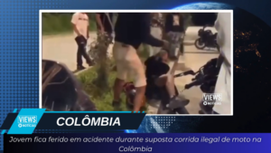 Leia mais sobre o artigo Jovem fica ferido em acidente durante suposta corrida ilegal de moto na Colômbia