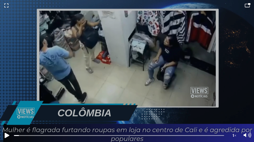 Leia mais sobre o artigo Mulher é flagrada furtando roupas em loja no centro de Cali e é agredida por populares