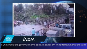Leia mais sobre o artigo Tragédia na Índia: funcionário do governo morre após se deitar em linha férrea diante de trem