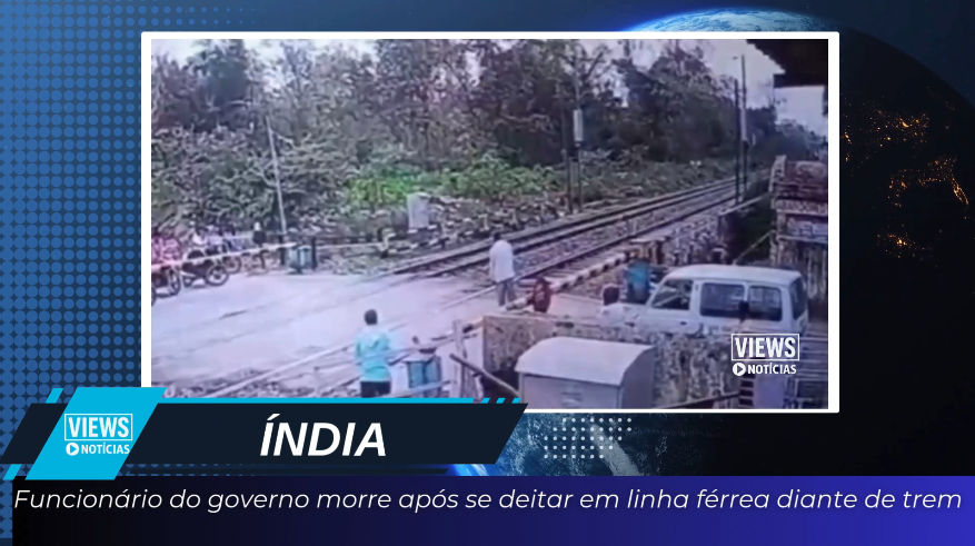 Leia mais sobre o artigo Tragédia na Índia: funcionário do governo morre após se deitar em linha férrea diante de trem