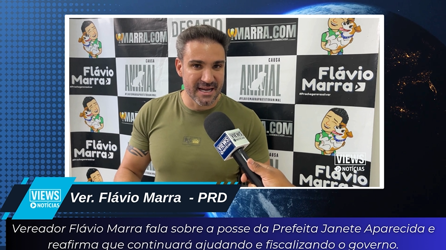Leia mais sobre o artigo Vereador Flávio Marra garante apoio e reforça papel de fiscalização no governo de Janete Aparecida