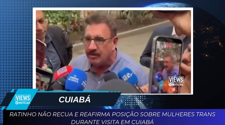 Leia mais sobre o artigo RATINHO NÃO RECUA E REAFIRMA POSIÇÃO SOBRE MULHERES TRANS DURANTE VISITA EM CUIABÁ