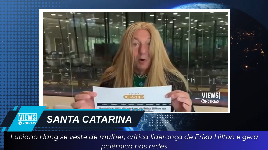 Leia mais sobre o artigo Luciano Hang se veste de mulher, critica liderança de Erika Hilton e gera polêmica nas redes