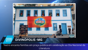 Leia mais sobre o artigo Teatro encanta famílias em praça pública em celebração ao Dia Nacional da Literatura