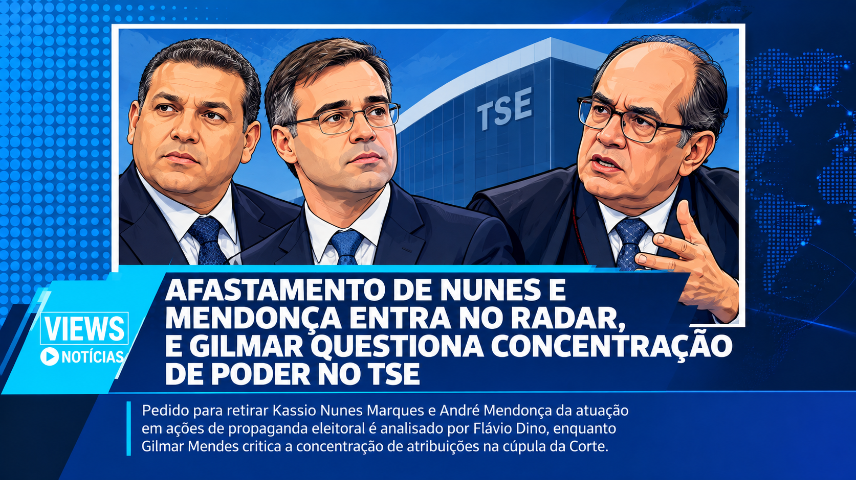 No momento, você está visualizando AFASTAMENTO DE NUNES E MENDONÇA ENTRA NO RADAR, E GILMAR QUESTIONA CONCENTRAÇÃO DE PODER NO TSE